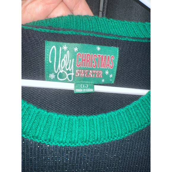 Ugly Christmas Sweater Xmas Size Large - Picture 2 of 3